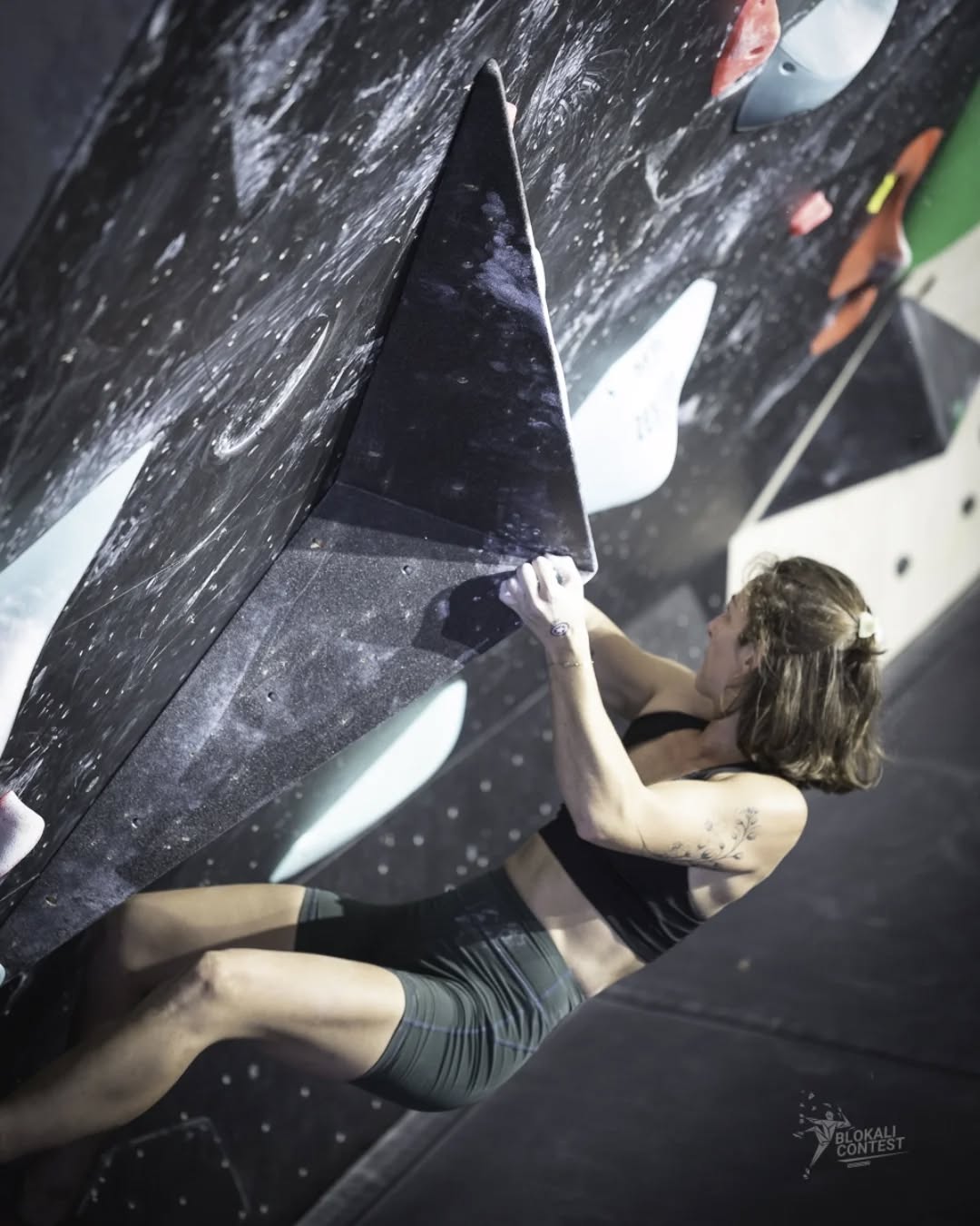 Blokali Contest, grimpe en action