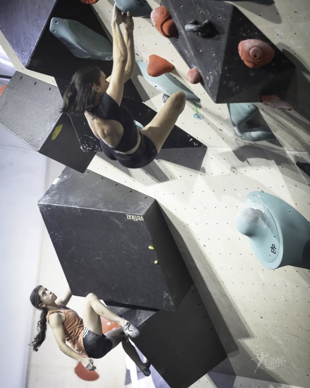 Blokali Contest, grimpe en action