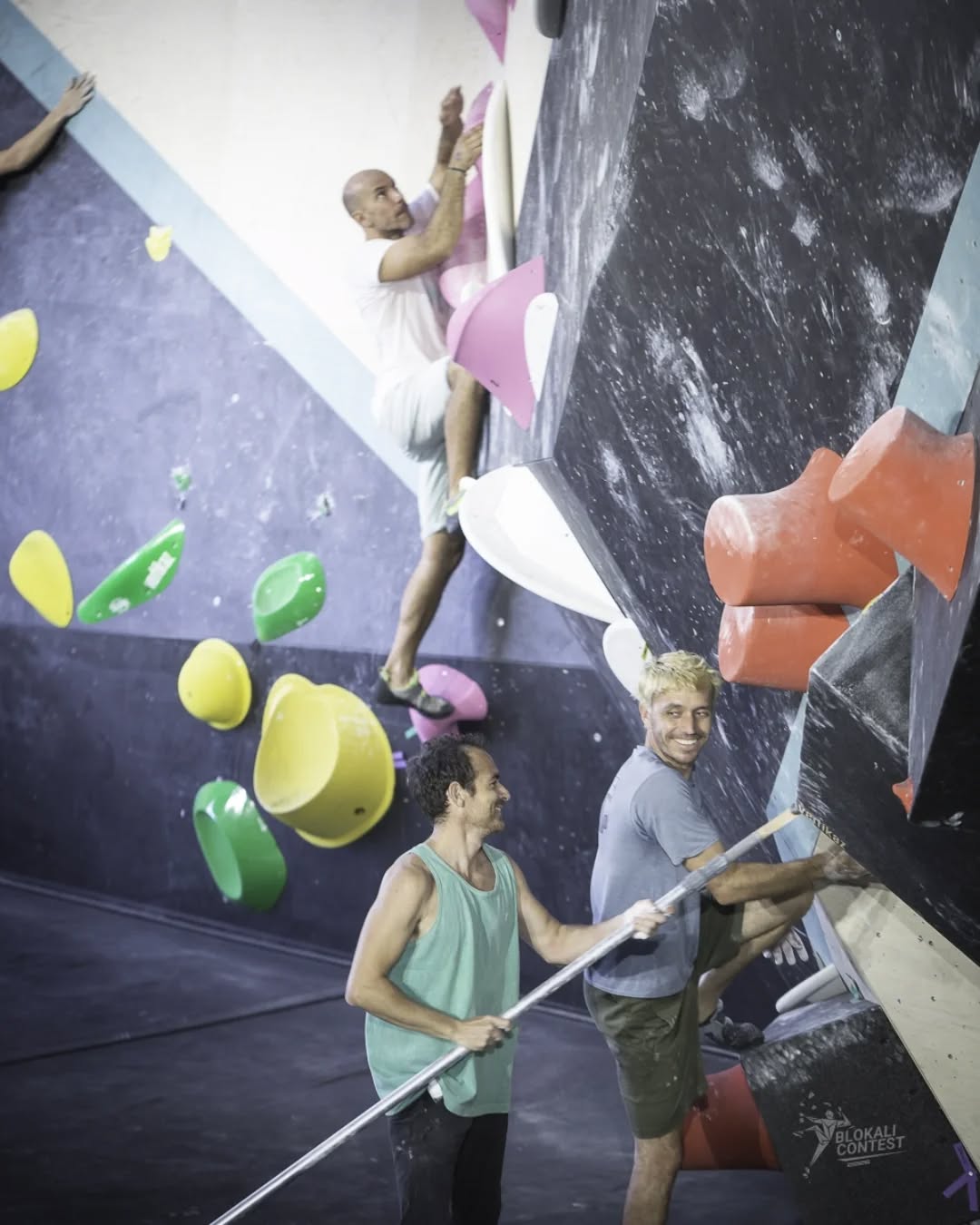 Blokali Contest, grimpe en action