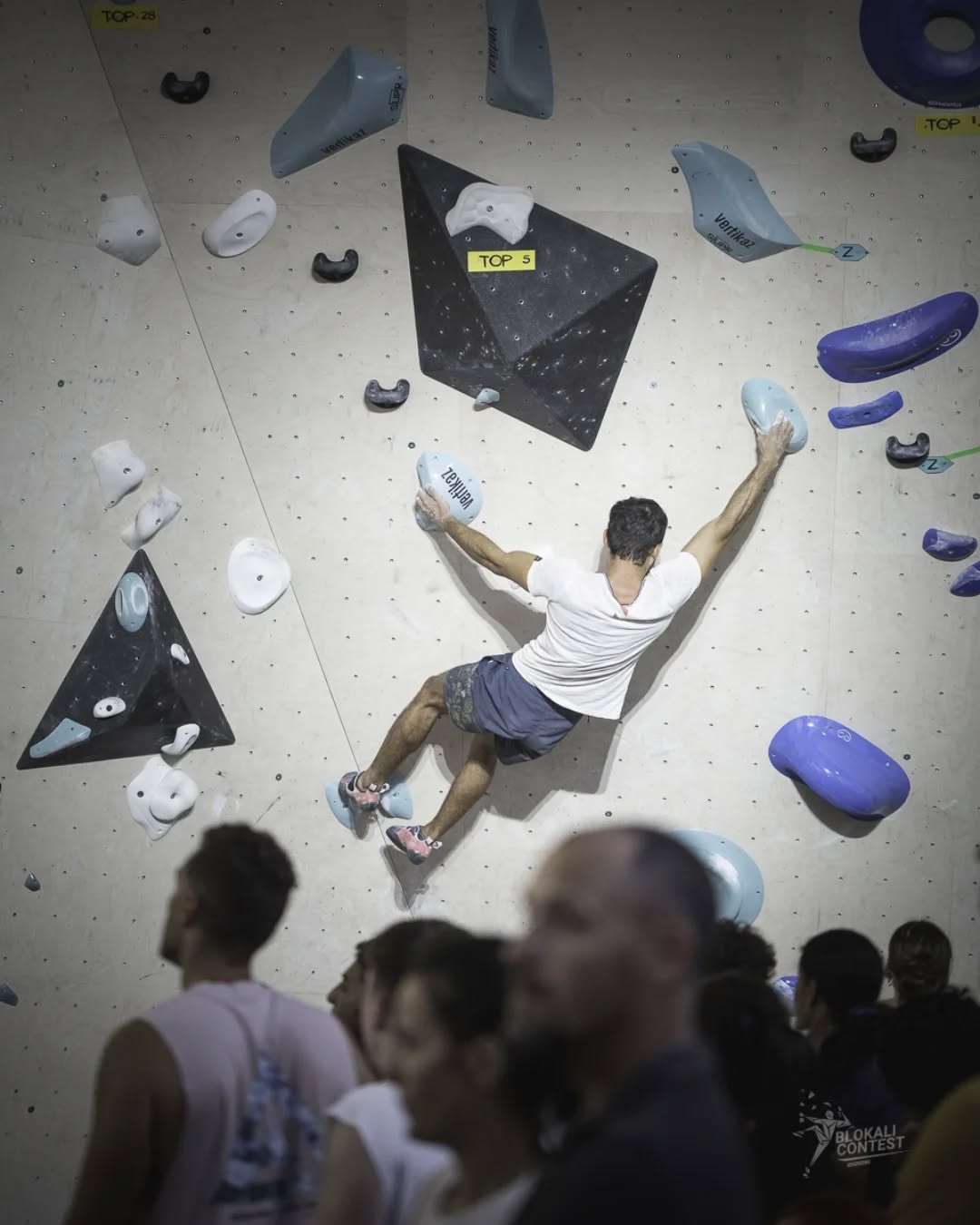 Blokali Contest, grimpe en action