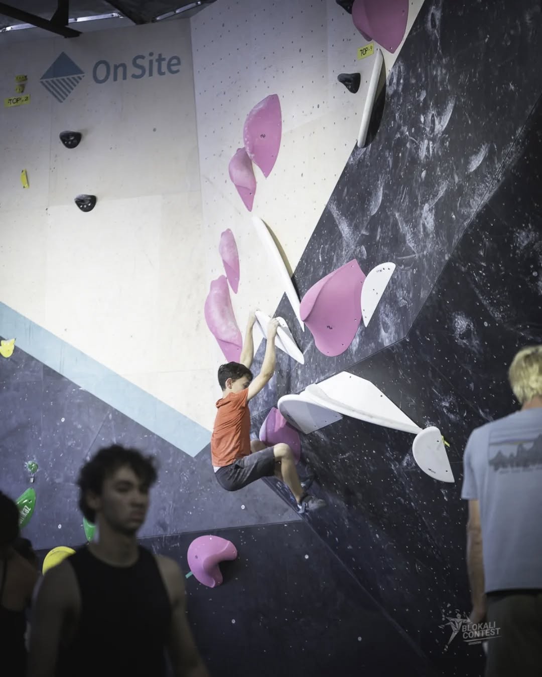 Blokali Contest, grimpe en action