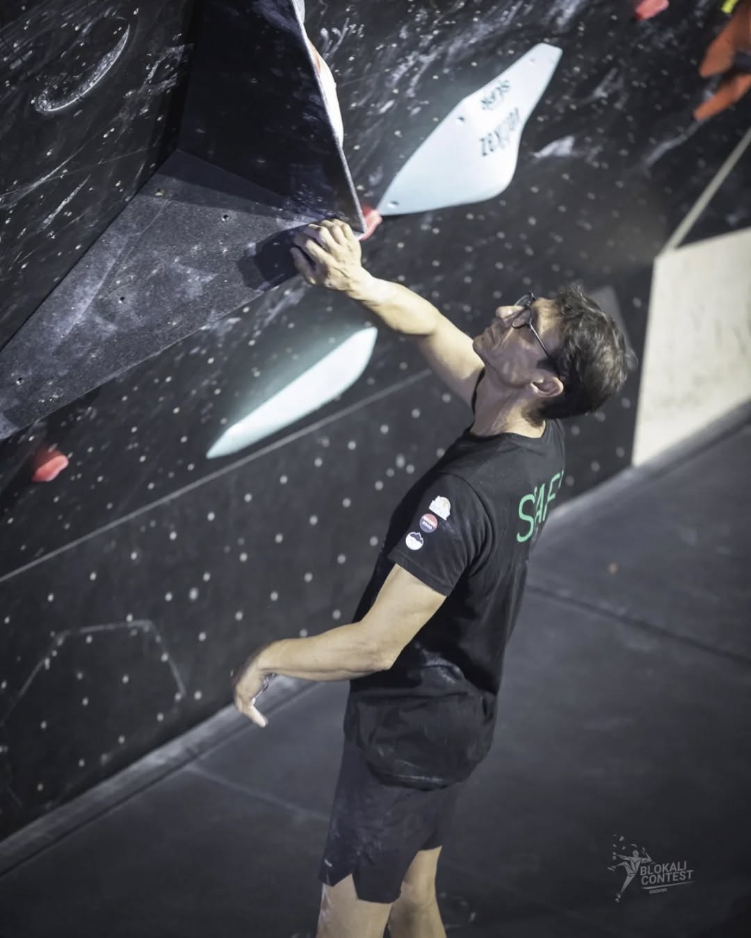 Blokali Contest, grimpe en action